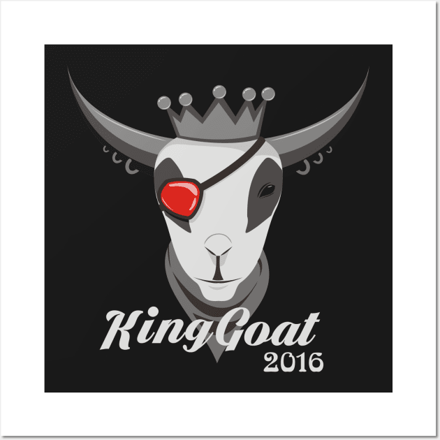 King Goat Wall Art by Udin